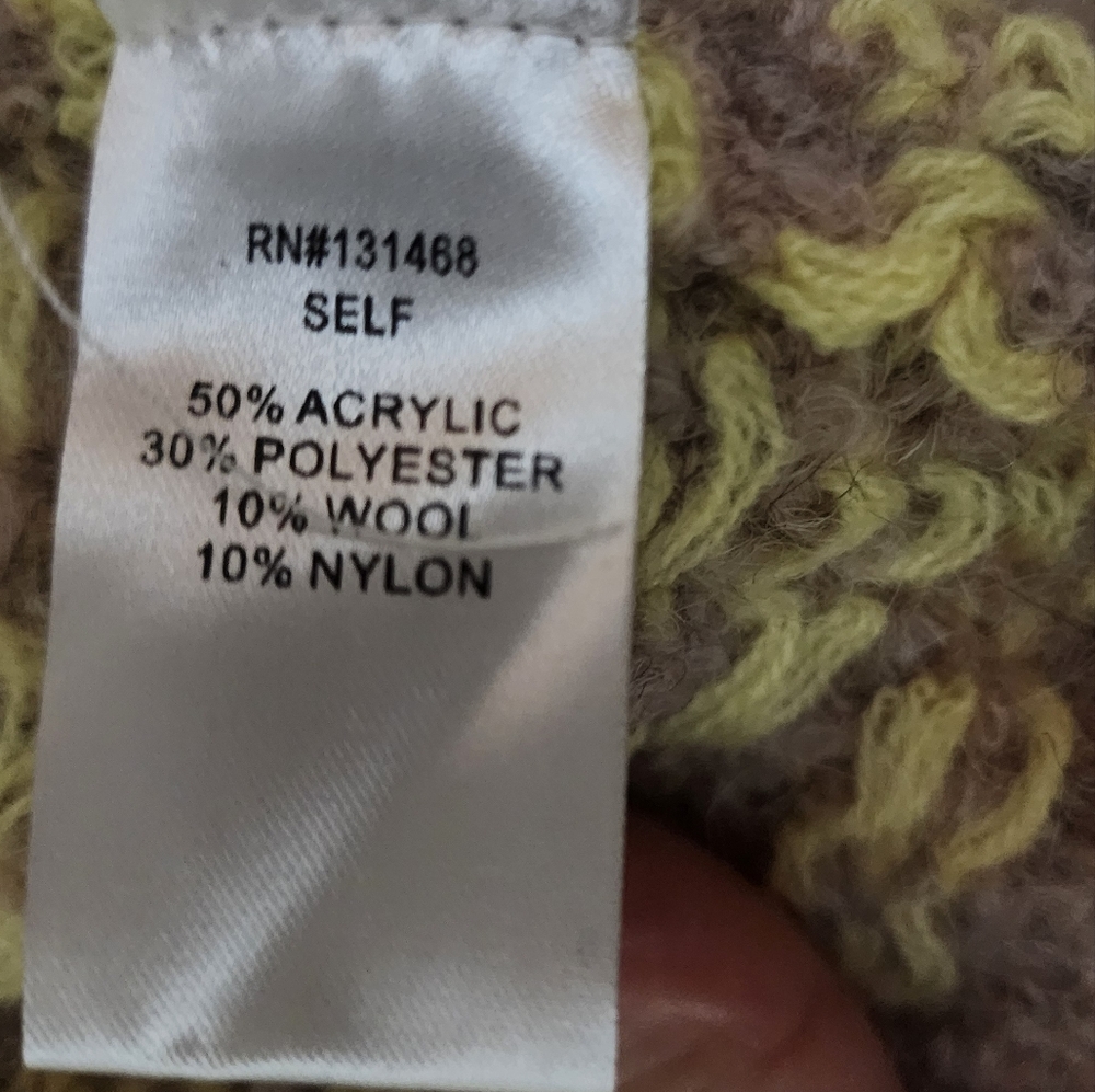Fate. Women's Colorful Cardigan Oversize .new Condition.pit To Pit 27" - Picture 7 of 7